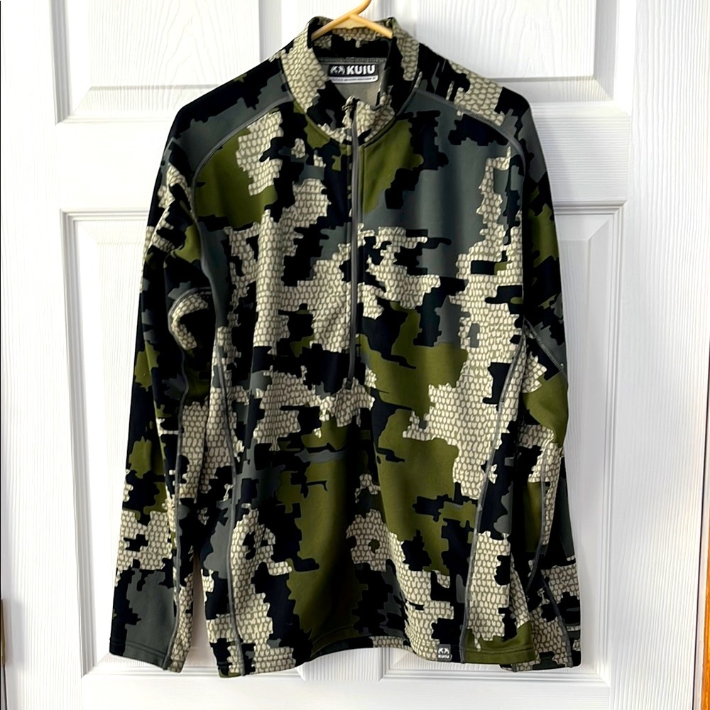 KUIU 1/2 zip camo hunting shirt